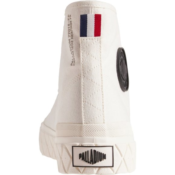 NEW Palladium Palla Ace Canvas Mid Sneakers For Men Star White 362sn - Picture 5 of 8